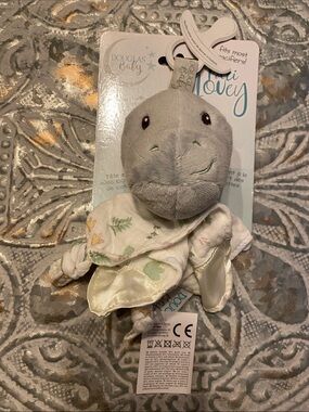 Douglas Baby Danny Dino Paci Lovey Plush Knots Muslin Velour Satin NWT